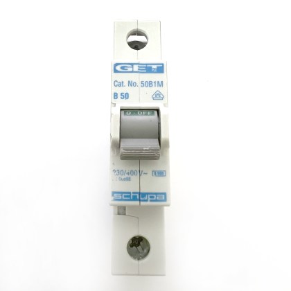 GET Schupa 50B1M B50 50A 50 Amp MCB Circuit Breaker Type B